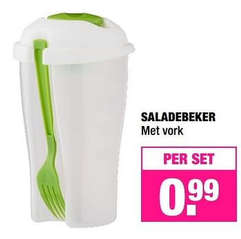 Aanbiedingen Saladebeker - Huismerk - Big Bazar - Geldig van 15/02/2016 tot 28/02/2016 bij Big Bazar