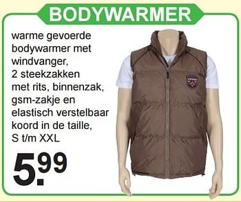 Aanbiedingen Bodywarmer - Huismerk - Van Cranenbroek - Geldig van 15/02/2016 tot 06/03/2016 bij Van Cranenbroek