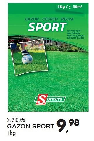 Aanbiedingen Gazon sport - Somers - Geldig van 23/02/2016 tot 15/03/2016 bij Supra Bazar