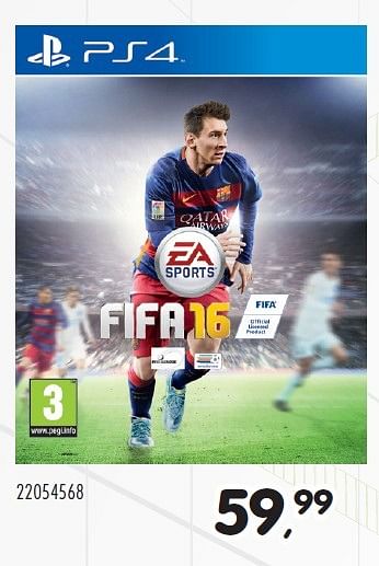 Aanbiedingen Fifa 16 - Electronic Arts - Geldig van 23/02/2016 tot 15/03/2016 bij Supra Bazar