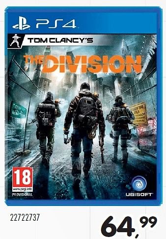 Aanbiedingen The division - Ubisoft - Geldig van 23/02/2016 tot 15/03/2016 bij Supra Bazar