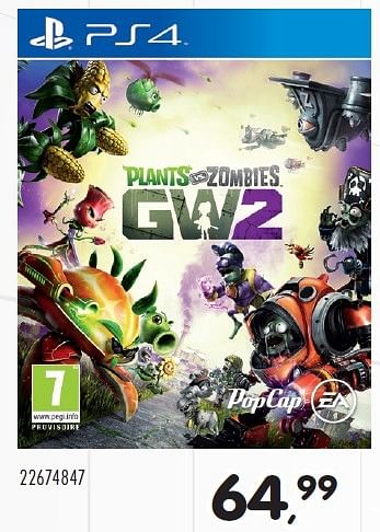 Aanbiedingen Plants zombies gw2 - Electronic Arts - Geldig van 23/02/2016 tot 15/03/2016 bij Supra Bazar