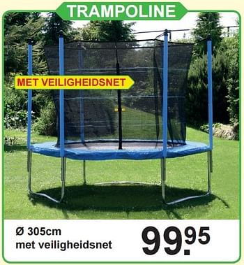 Aanbiedingen Trampoline - Huismerk - Van Cranenbroek - Geldig van 29/02/2016 tot 20/03/2016 bij Van Cranenbroek