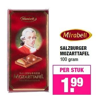 Aanbiedingen Salzburger mozarttafel - Mirabell - Geldig van 29/02/2016 tot 13/03/2016 bij Big Bazar