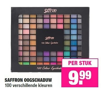 Aanbiedingen Saffron oogschaduw - Saffron - Geldig van 29/02/2016 tot 13/03/2016 bij Big Bazar