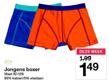 Aanbiedingen Jongens boxer - Huismerk - Zeeman  - Geldig van 12/03/2016 tot 19/03/2016 bij Zeeman