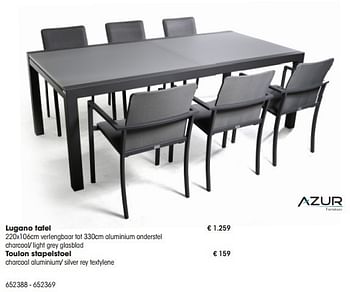 Aanbiedingen Toulon stapelstoel - Huismerk - Multi Bazar - Geldig van 09/03/2016 tot 30/06/2016 bij Multi Bazar