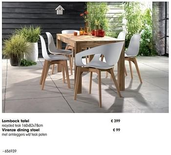 Aanbiedingen Virenze dining stoel - Huismerk - Multi Bazar - Geldig van 09/03/2016 tot 30/06/2016 bij Multi Bazar