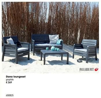 Aanbiedingen Dana loungeset - Allibert - Geldig van 09/03/2016 tot 30/06/2016 bij Multi Bazar