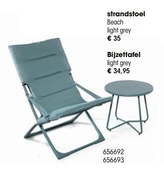 Aanbiedingen Strandstoel - Huismerk - Multi Bazar - Geldig van 09/03/2016 tot 30/06/2016 bij Multi Bazar
