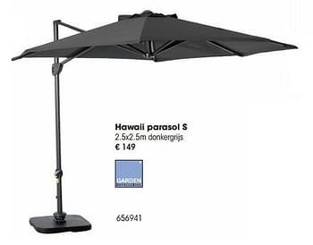 Aanbiedingen Hawaii parasol s - Garden Impressions - Geldig van 09/03/2016 tot 30/06/2016 bij Multi Bazar