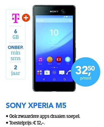Aanbiedingen Sony xperia m5 - Sony - Geldig van 29/02/2016 tot 31/03/2016 bij Coolblue