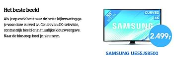 Aanbiedingen Samsung ue55js8500 - Samsung - Geldig van 29/02/2016 tot 31/03/2016 bij Coolblue