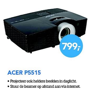 Aanbiedingen Acer p5515 - Acer - Geldig van 29/02/2016 tot 31/03/2016 bij Coolblue
