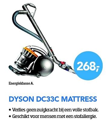 Aanbiedingen Dyson dc33c mattress - Dyson - Geldig van 29/02/2016 tot 31/03/2016 bij Coolblue