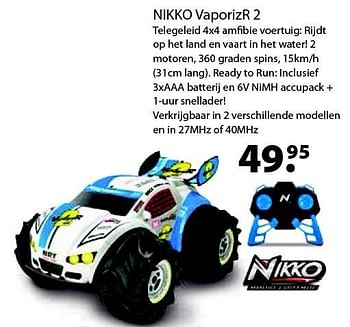 Aanbiedingen Nikko vaporizr 2 - Nikko - Geldig van 14/03/2016 tot 03/04/2016 bij Multi Bazar