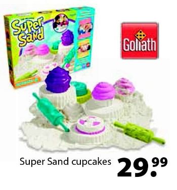 Aanbiedingen Super sand cupcakes - Goliath - Geldig van 14/03/2016 tot 03/04/2016 bij Multi Bazar