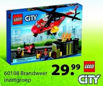 Aanbiedingen Brandweer inzetgroep - Lego - Geldig van 14/03/2016 tot 03/04/2016 bij Multi Bazar