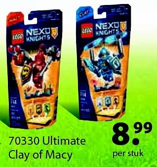 Aanbiedingen Ultimate clay of macy - Lego - Geldig van 14/03/2016 tot 03/04/2016 bij Multi Bazar