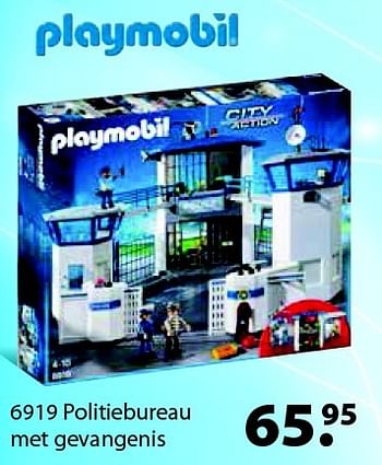 Aanbiedingen Politiebureau met gevangenis - Playmobil - Geldig van 14/03/2016 tot 03/04/2016 bij Multi Bazar