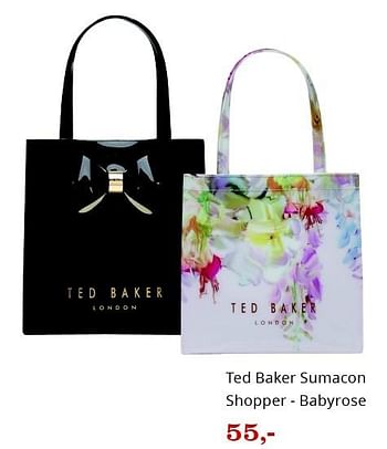 Aanbiedingen Ted baker sumacon shopper - babyrose - Ted Baker - Geldig van 07/03/2016 tot 28/03/2016 bij Bol