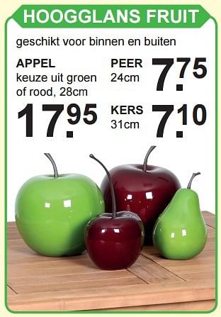 Aanbiedingen Hoogglans fruit peer - Huismerk - Van Cranenbroek - Geldig van 14/03/2016 tot 03/04/2016 bij Van Cranenbroek