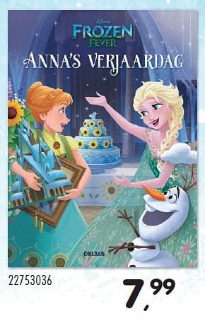 Aanbiedingen Disney frozen fever anna`s verjaardag - Disney  Frozen - Geldig van 15/03/2016 tot 19/04/2016 bij Supra Bazar