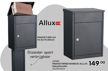 Aanbiedingen Pakketbrievenbus allux - Allux - Geldig van 15/03/2016 tot 19/04/2016 bij Supra Bazar