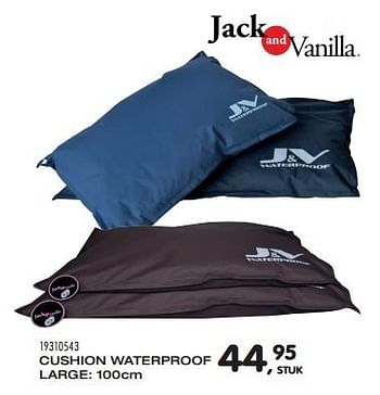 Aanbiedingen Cushion waterproof - Jack and Vanilla - Geldig van 15/03/2016 tot 19/04/2016 bij Supra Bazar