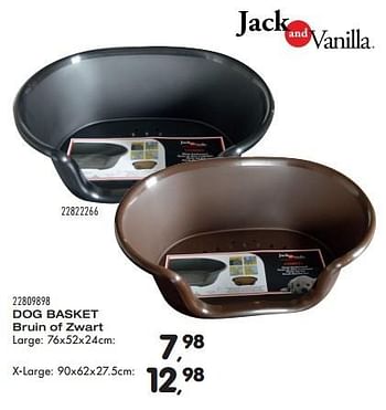 Aanbiedingen Dog basket - Jack and Vanilla - Geldig van 15/03/2016 tot 19/04/2016 bij Supra Bazar