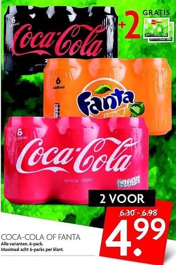 Aanbiedingen Coca-cola of fanta - Fanta - Geldig van 13/03/2016 tot 19/03/2016 bij Deka Markt