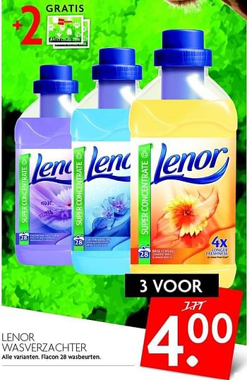 Aanbiedingen Lenor wasverzachter - Lenor - Geldig van 13/03/2016 tot 19/03/2016 bij Deka Markt