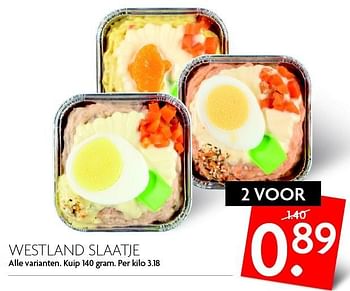 Aanbiedingen Westland slaatje - Huismerk - Deka Markt - Geldig van 13/03/2016 tot 19/03/2016 bij Deka Markt