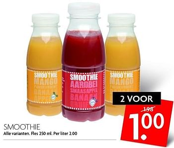 Aanbiedingen Smoothie - Huismerk - Deka Markt - Geldig van 13/03/2016 tot 19/03/2016 bij Deka Markt