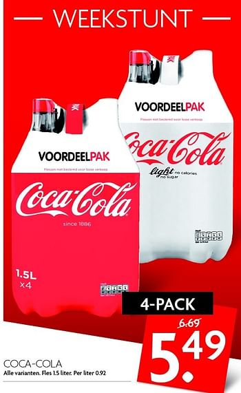 Aanbiedingen Coca-cola - Coca Cola - Geldig van 13/03/2016 tot 19/03/2016 bij Deka Markt