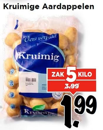 Aanbiedingen Kruimige aardappelen - Huismerk Vomar - Geldig van 13/03/2016 tot 19/03/2016 bij Vomar