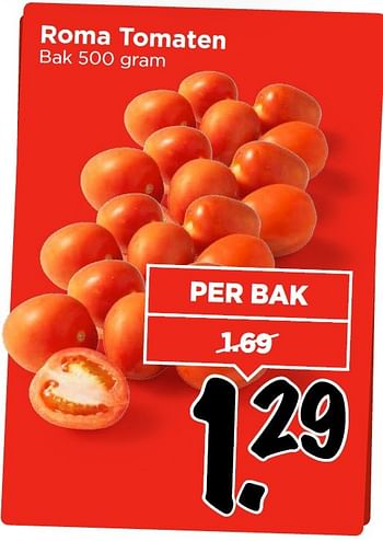Aanbiedingen Roma tomaten - Roma - Geldig van 13/03/2016 tot 19/03/2016 bij Vomar