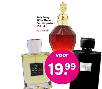 Aanbiedingen Katy perry killer queen eau de parfum - Katy Perry - Geldig van 07/03/2016 tot 20/03/2016 bij da