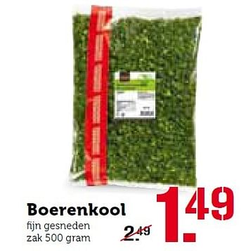 Aanbiedingen Boerenkool - Huismerk - Coop - Geldig van 14/03/2016 tot 20/03/2016 bij Coop