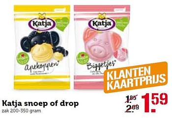 Aanbiedingen Katja snoep of drop - Katja - Geldig van 14/03/2016 tot 20/03/2016 bij Coop