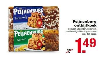 Aanbiedingen Peijnenburg ontbijtkoek - Peijnenburg - Geldig van 14/03/2016 tot 20/03/2016 bij Coop