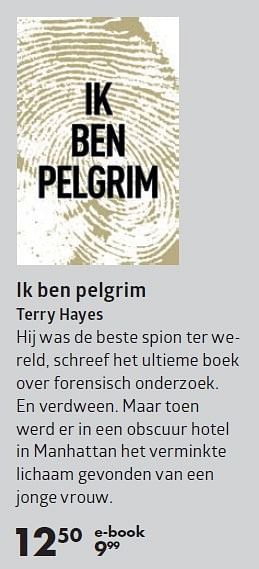 Aanbiedingen Ik ben pelgrim terry hayes - Huismerk-Bruna - Geldig van 07/03/2016 tot 20/03/2016 bij Bruna