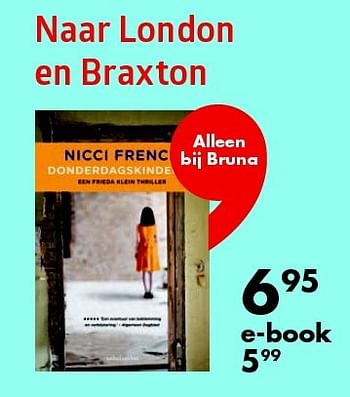 Aanbiedingen Naar london en braxton - Huismerk-Bruna - Geldig van 07/03/2016 tot 20/03/2016 bij Bruna