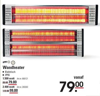 Aanbiedingen Wandheater - Sediamo - Geldig van 10/03/2016 tot 28/03/2016 bij Sligro