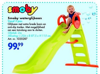 Aanbiedingen Smoby waterglijbaan - Smoby - Geldig van 05/03/2016 tot 21/08/2016 bij Bart Smit