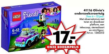 Aanbiedingen 41116 olivia`s onderzoeksvoertuig - Lego - Geldig van 12/03/2016 tot 27/03/2016 bij Bart Smit