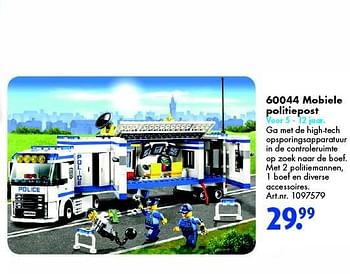 Aanbiedingen 60044 mobiele politiepost - Lego - Geldig van 12/03/2016 tot 27/03/2016 bij Bart Smit