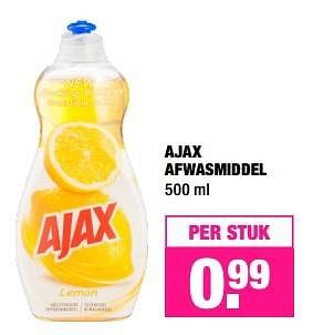 Aanbiedingen Ajax afwasmiddel - Ajax - Geldig van 14/03/2016 tot 27/03/2016 bij Big Bazar