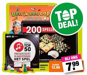 Aanbiedingen Bordspel - Huismerk - Big Bazar - Geldig van 14/03/2016 tot 27/03/2016 bij Big Bazar