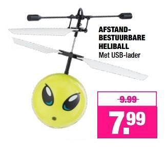 Aanbiedingen Afstandbestuurbare heliball met usb-lader - Huismerk - Big Bazar - Geldig van 14/03/2016 tot 27/03/2016 bij Big Bazar